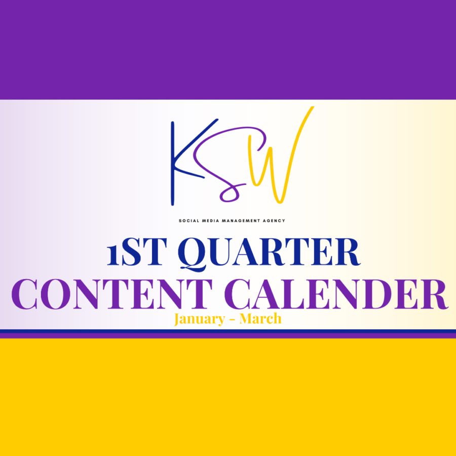 1st Quarter Calendar